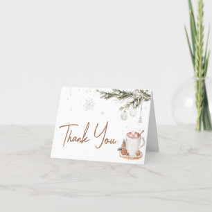 Carte De Remerciements Joyeux petit bébé brasse du Baby shower