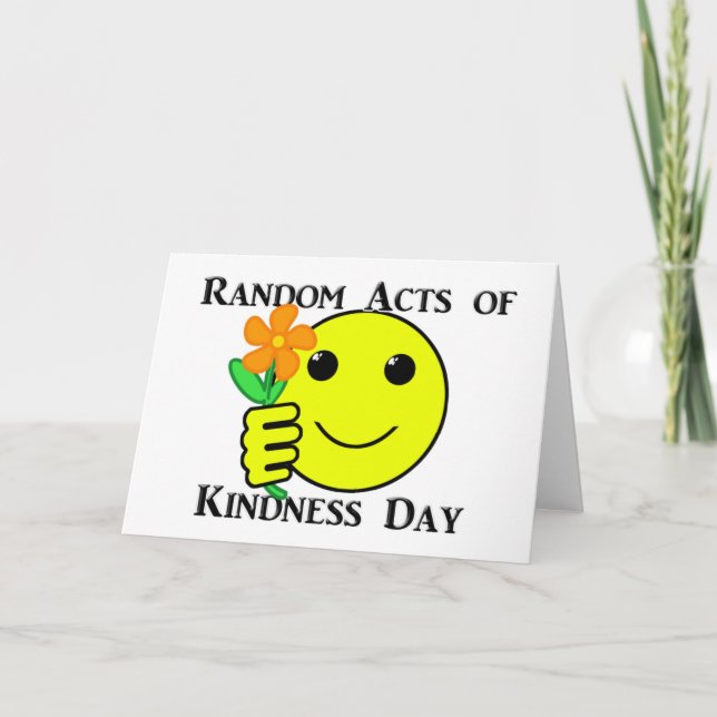Carte De Remerciements Joyeux Random Acts of Kindness Day (Devant)