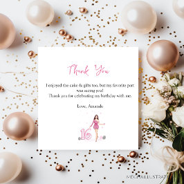Carte De Remerciements Joyeux sweet sixteen, 16ème anniversaire