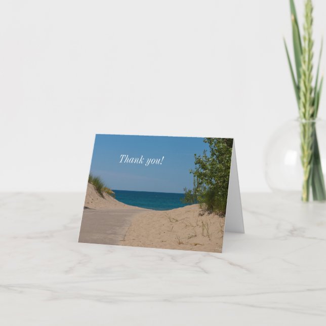 Carte De Remerciements Just Beyond Thank You Card (Devant)