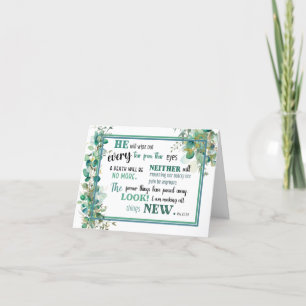 Carte De Remerciements JW Sympathy Card Révélation 21:3,4