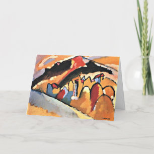 Carte De Remerciements Kandinsky - Étude pour l'automne