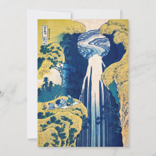 Carte De Remerciements Katsushika Hokusai - Chutes Amida