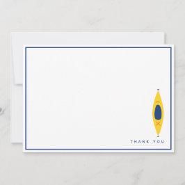 Carte De Remerciements Kayak