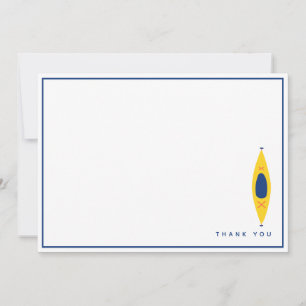 Carte De Remerciements Kayak