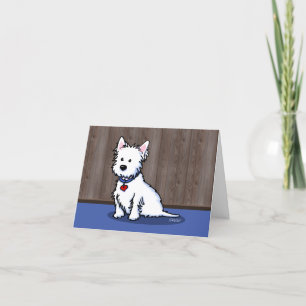 Carte De Remerciements KiniArt Westie