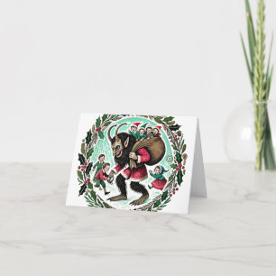 Carte De Remerciements Krampus Noël