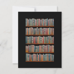 Carte De Remerciements La bibliothèque