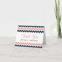 La collection Mariage moderne Chevron - Rose & Nav