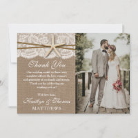 La collection rustique de mariage Starfish Beach P