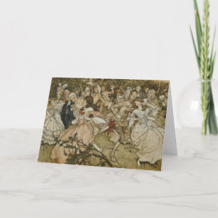 Carte De Remerciements La Danse dans l'allée de Cupid