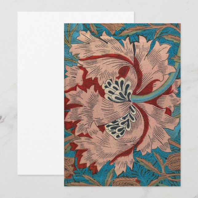Carte De Remerciements La légende d'or par William Morris (Devant / Derrière)