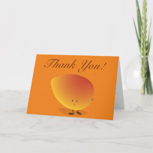 Carte De Remerciements La mangue de sourire vous remercient