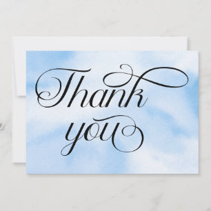 Carte De Remerciements La Mariée Est Sur Cloud Neuf Fête des mariées