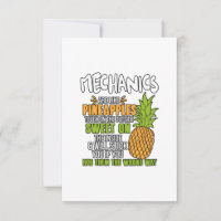 La Mécanique Est Comme Les Ananas.