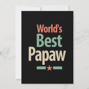 Carte De Remerciements La meilleure papaye du monde Cadeau Père