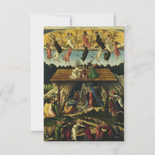 Carte De Remerciements La Nativité mystique de Sandro Botticelli Image pi