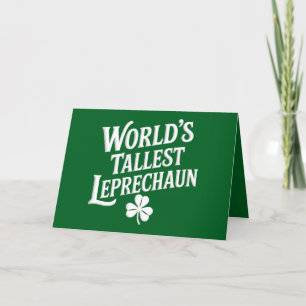 Carte De Remerciements La plus grande journée du Leprechaun Irish St Patr