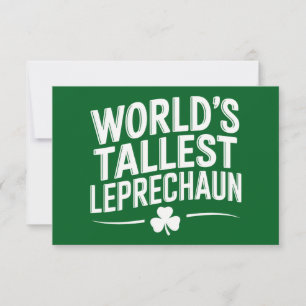 Carte De Remerciements La plus haute journée Leprechaun St. Patrick
