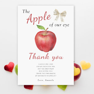 Carte De Remerciements La prunelle de nos yeux Fête d'anniversaire des en