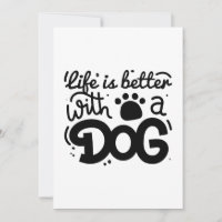 La Vie Est Meilleure Avec Un Chien