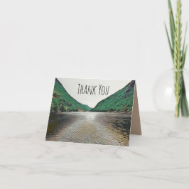 Carte De Remerciements Lac Mountain