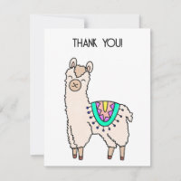 lama alpaga de dessin animé souriant heureux