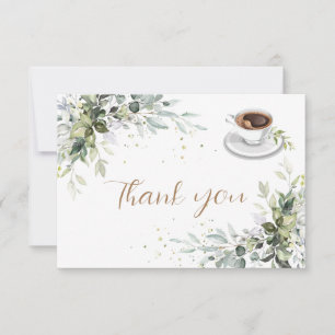 Carte De Remerciements L'amour brasse Coffee Bar Party