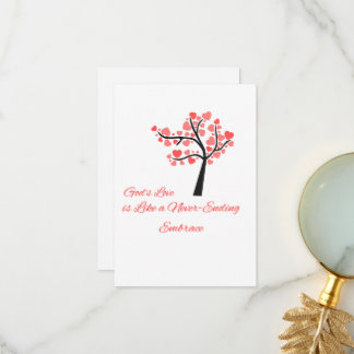 Carte De Remerciements L'Amour de Dieu