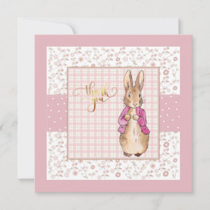 Carte De Remerciements Lapin Classique