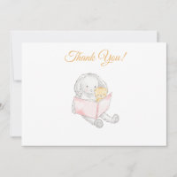 *~* Lapin de Baby shower lu par Teddy