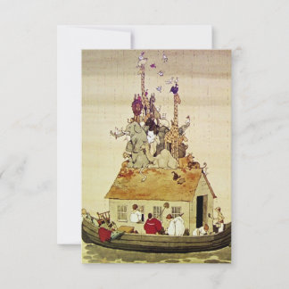 Carte De Remerciements « L'arche de Noé » par W Heath Robinson