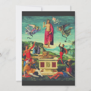Carte De Remerciements L'art de Raphaël Résurrection de Jésus-Christ