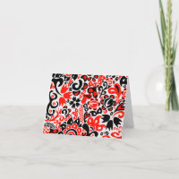 L'art populaire ukrainien motif floral abstact