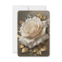 L'Artwork de Rose Blanche À Bord D'Or