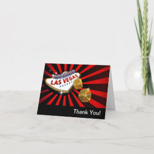 Carte De Remerciements Las Vegas Starburst