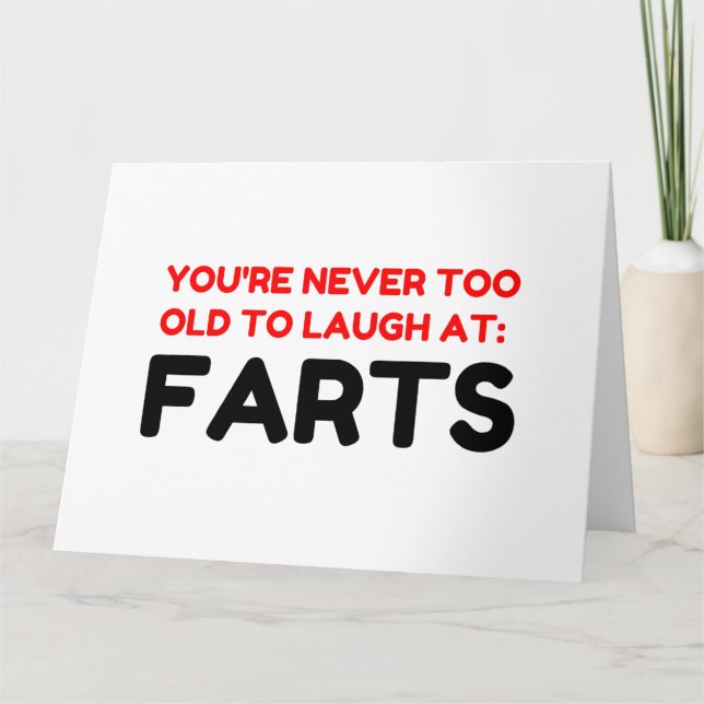 Carte De Remerciements Lauder Farts (Devant)