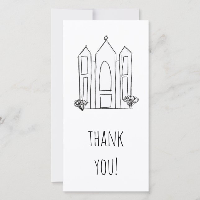 Carte De Remerciements LDS Salt Lake City (Devant)