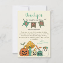 Le Baby shower de la petite boule d'Halloween des 