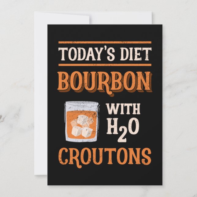 Carte De Remerciements Le Bourbon avec les groupements d'eau d'aujourd'hu (Devant)