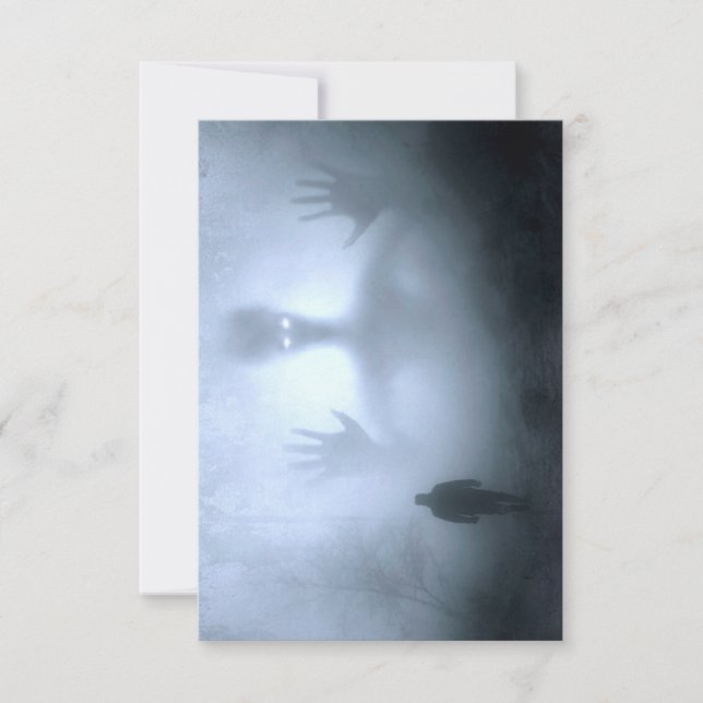 Carte De Remerciements Le cauchemar d'Halloween (Devant)