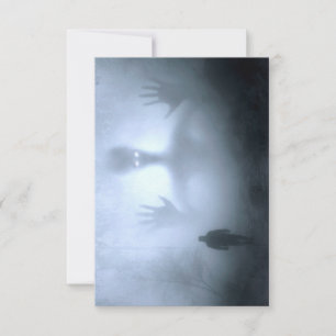 Carte De Remerciements Le cauchemar d'Halloween