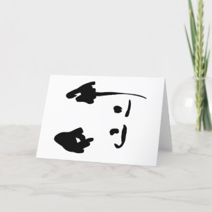 Carte De Remerciements Le chef/LA SÉRIE MUSICIENNE