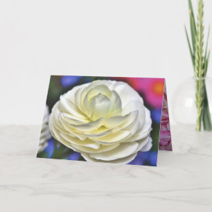 Carte De Remerciements Le destin du destin floral de fleurs de fleurs