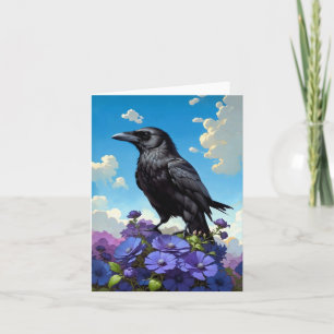 Carte De Remerciements le jour du corbeau
