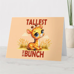 Carte De Remerciements Le plus grand dans le jeu de mot Bunch Cute Baby G