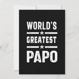 Carte De Remerciements Le plus grand papo drôle du monde masculin - Fête 