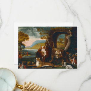 Carte De Remerciements Le Royaume pacifique et le traité de Penn par Hick