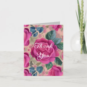 Carte De Remerciements Le Sauveur Des Roses - Doux Et Sereine
