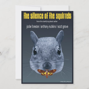 Carte De Remerciements Le silence des écureuils - une parodie